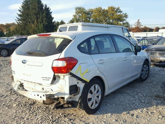 JF1GPAA6XE8320346 - 2014 SUBARU IMPREZA BA WHITE photo 4