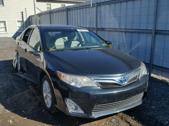 4T1BD1FK7CU022632 - 2012 TOYOTA CAMRY HYBR BLACK photo 1