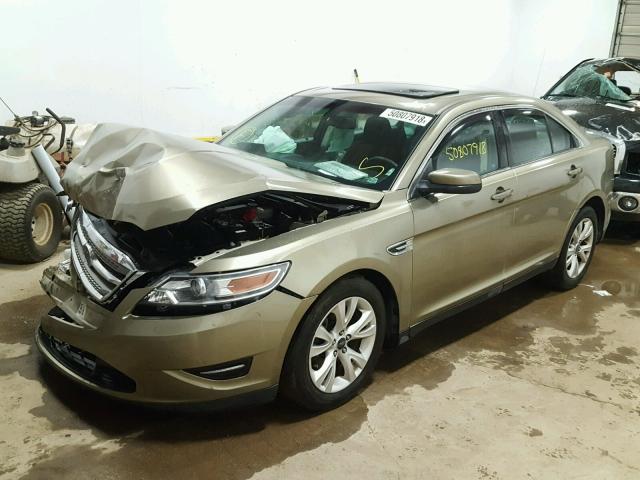 1FAHP2EW5CG134110 - 2012 FORD TAURUS SEL GREEN photo 2