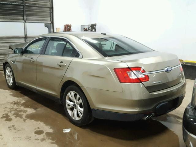 1FAHP2EW5CG134110 - 2012 FORD TAURUS SEL GREEN photo 3