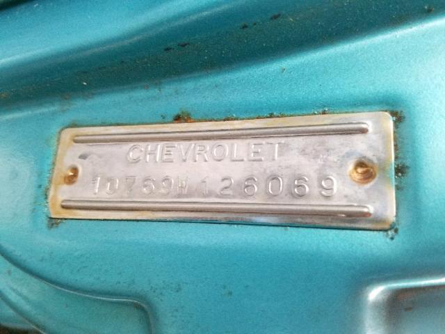 10769W126069 - 1961 CHEVROLET CORVAIR BLUE photo 10