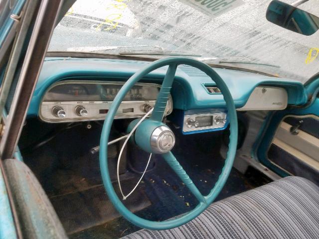 10769W126069 - 1961 CHEVROLET CORVAIR BLUE photo 9