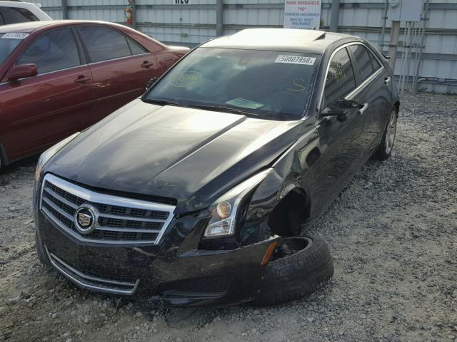 1G6AB5RX2E0196156 - 2014 CADILLAC ATS LUXURY BLACK photo 2