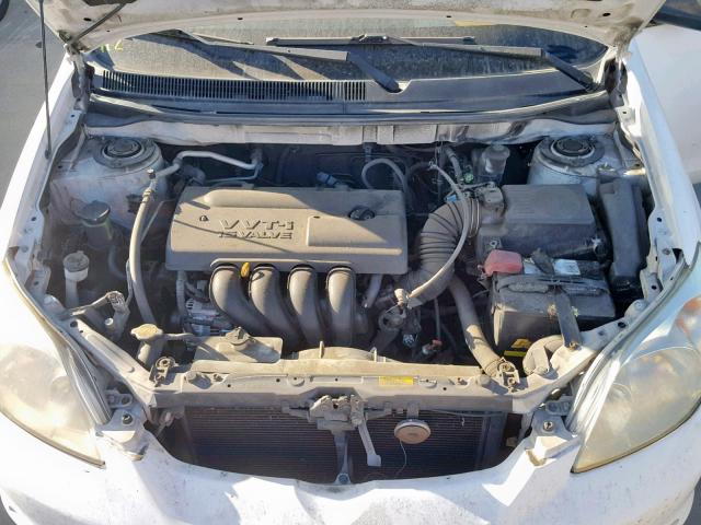 2T1KR32E23C053995 - 2003 TOYOTA MATRIX WHITE photo 7