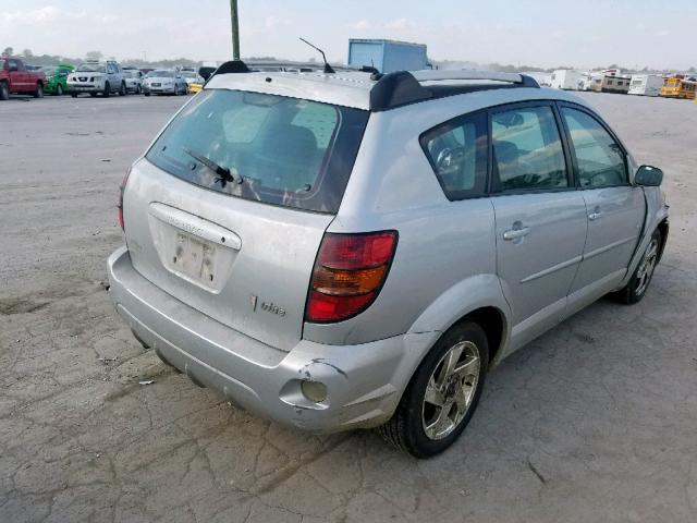 5Y2SL63825Z479318 - 2005 PONTIAC VIBE SILVER photo 4