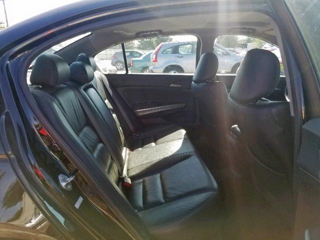 1HGCP36889A048426 - 2009 HONDA ACCORD EXL BLACK photo 6