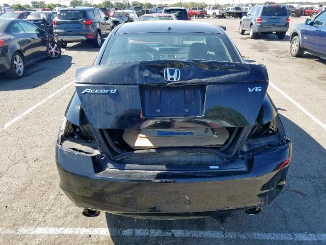 1HGCP36889A048426 - 2009 HONDA ACCORD EXL BLACK photo 9