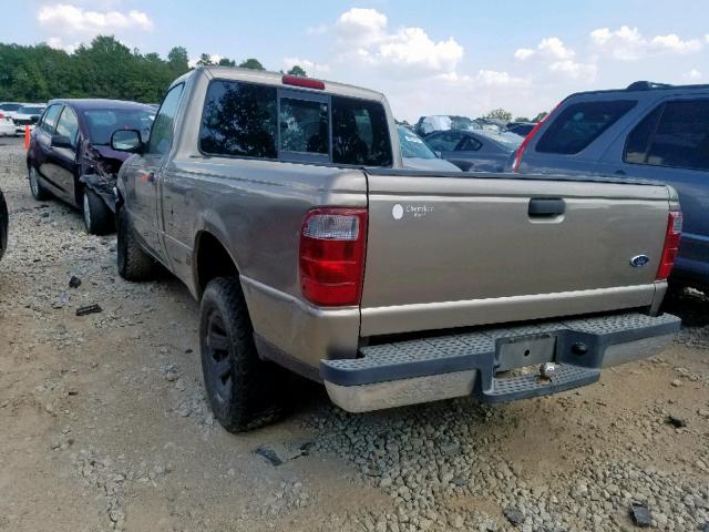 1FTYR10U24PA69268 - 2004 FORD RANGER TAN photo 3