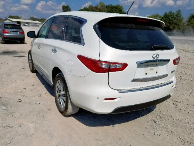 5N1CL0MN1EC550268 - 2014 INFINITI QX60 HYBRI WHITE photo 3