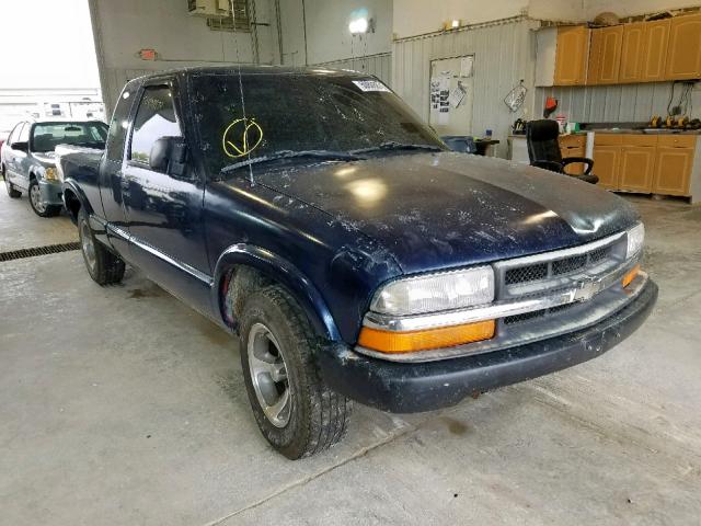 1GCCS19W1Y8232186 - 2000 CHEVROLET S TRUCK S1 BLUE photo 1