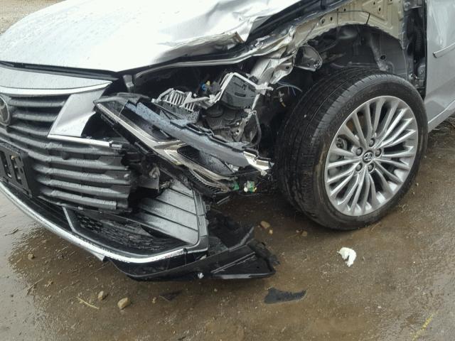 4T1BZ1FB6KU006275 - 2019 TOYOTA AVALON XLE SILVER photo 9