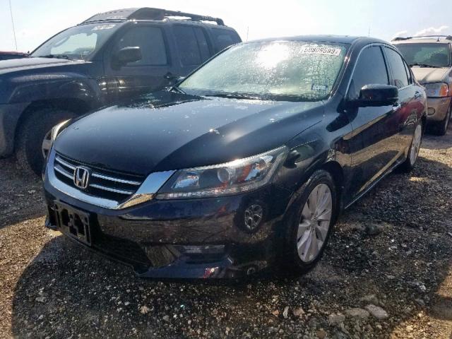 1HGCR2F86EA042218 - 2014 HONDA ACCORD EXL BLACK photo 2