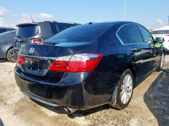 1HGCR2F86EA042218 - 2014 HONDA ACCORD EXL BLACK photo 4