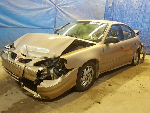 1G2NE52F23C262633 - 2003 PONTIAC GRAND AM S GOLD photo 2