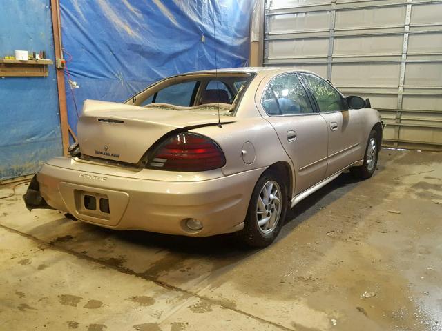 1G2NE52F23C262633 - 2003 PONTIAC GRAND AM S GOLD photo 4