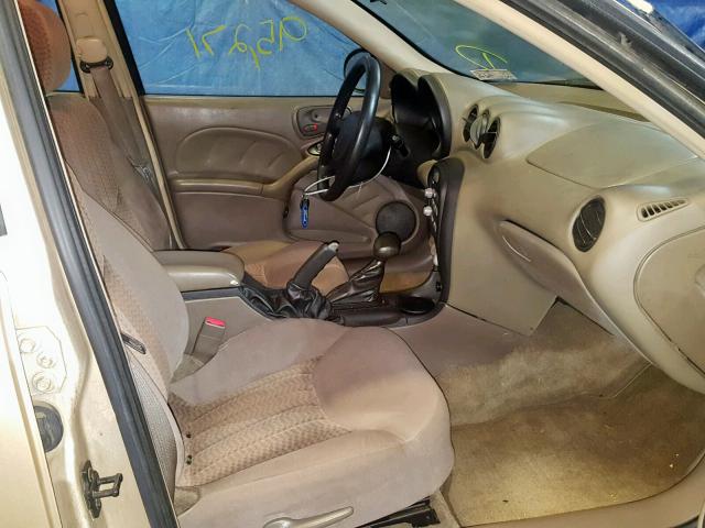 1G2NE52F23C262633 - 2003 PONTIAC GRAND AM S GOLD photo 5