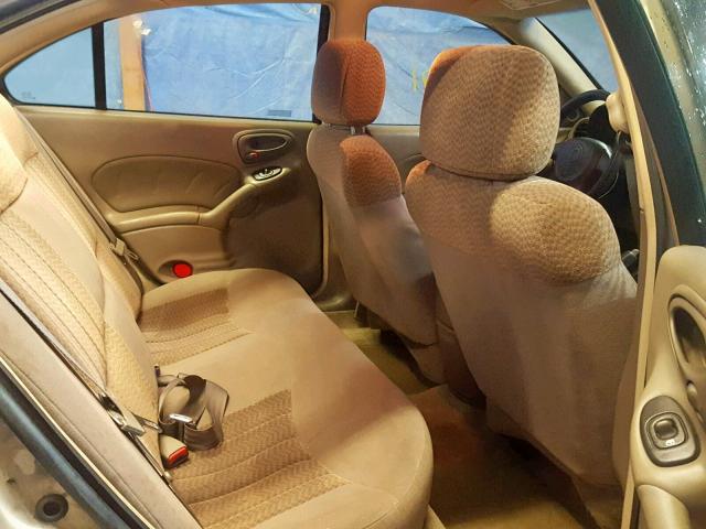 1G2NE52F23C262633 - 2003 PONTIAC GRAND AM S GOLD photo 6