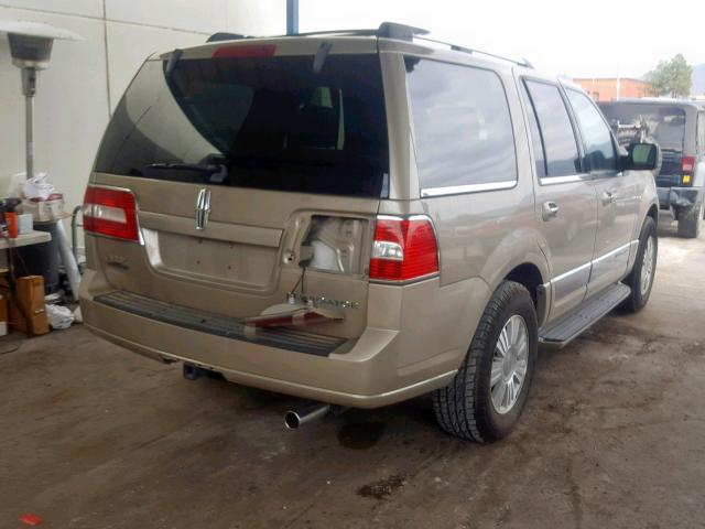 5LMFU275X8LJ02257 - 2008 LINCOLN NAVIGATOR BEIGE photo 4