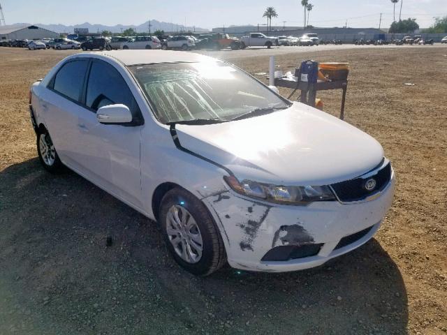 KNAFU4A23A5122391 - 2010 KIA FORTE EX WHITE photo 1