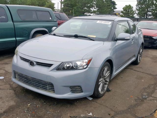 JTKJF5C78D3048609 - 2013 TOYOTA SCION TC ნაცრისფერი ფოტო 2