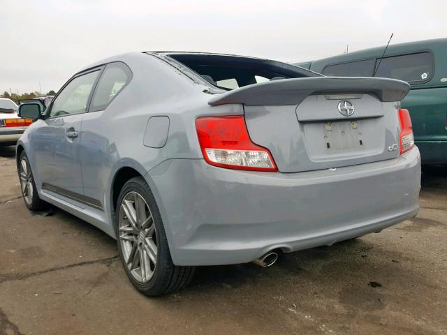 JTKJF5C78D3048609 - 2013 TOYOTA SCION TC ნაცრისფერი ფოტო 3