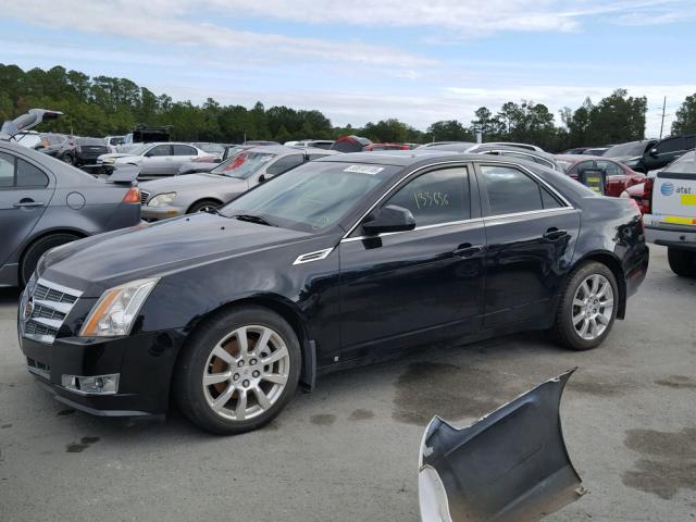 1G6DP57VX80113738 - 2008 CADILLAC CTS HI FEA BLACK photo 2