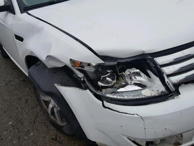 1FAHP24W48G126864 - 2008 FORD TAURUS SEL WHITE photo 9