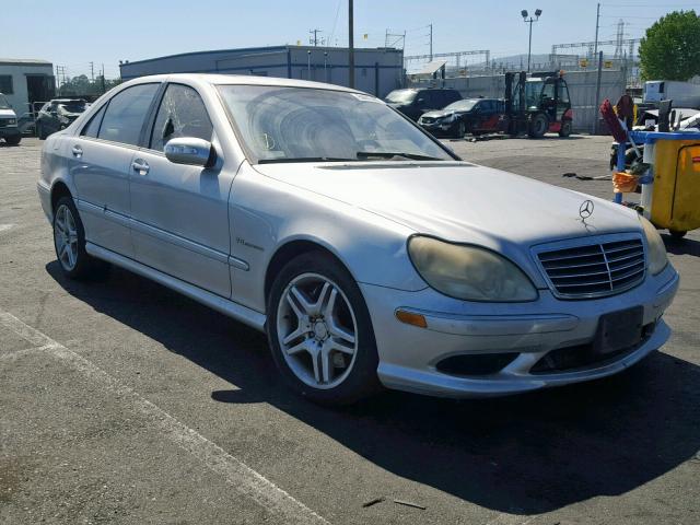 WDBNG74J83A365262 - 2003 MERCEDES-BENZ S 55 AMG SILVER photo 1