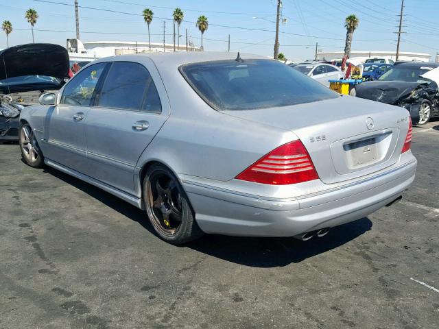 WDBNG74J83A365262 - 2003 MERCEDES-BENZ S 55 AMG SILVER photo 3