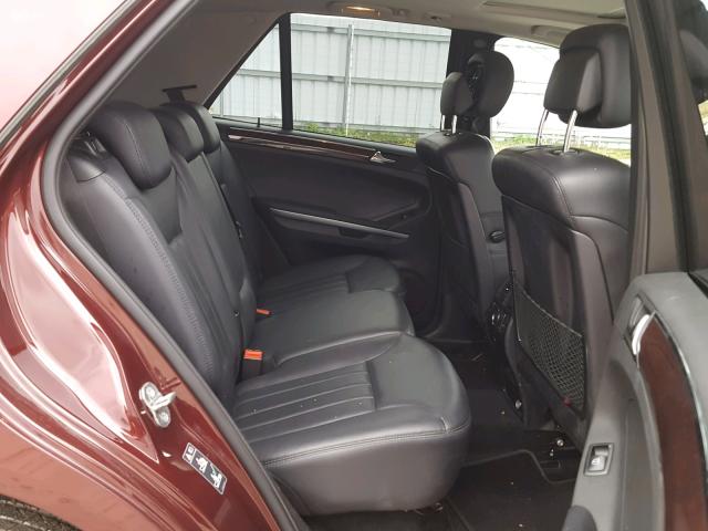 4JGBB22E88A359007 - 2008 MERCEDES-BENZ ML 320 CDI BURGUNDY photo 6