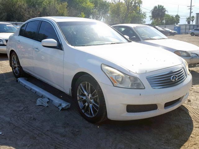 JNKCV61E99M303228 - 2009 INFINITI G37 BASE WHITE photo 1