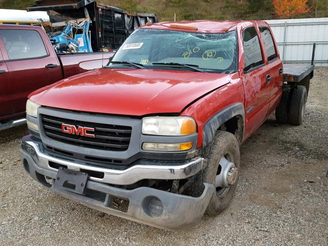 1GDJK33294F229160 - 2004 GMC NEW SIERRA RED photo 2