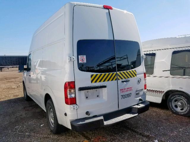 1N6BF0LY1FN801019 - 2015 NISSAN NV 2500 WHITE photo 3