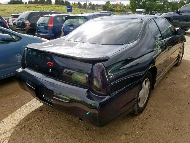2G1WX12K539421788 - 2003 CHEVROLET MONTE CARL შავი ფოტო 4