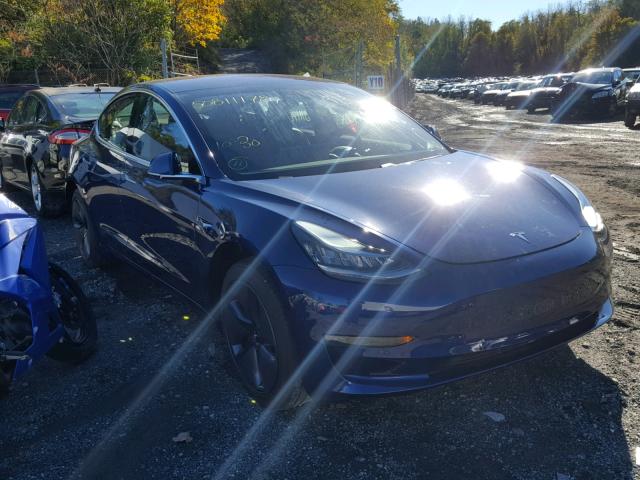 5YJ3E1EA7JF032565 - 2018 TESLA MODEL 3 ლურჯი ფოტო 1