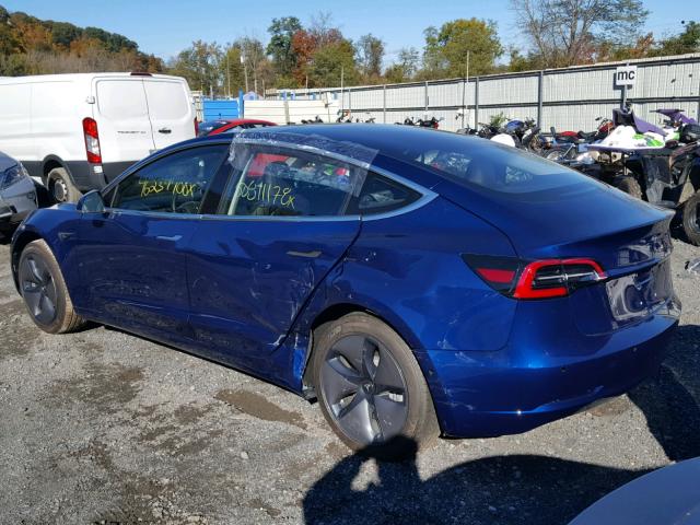 5YJ3E1EA7JF032565 - 2018 TESLA MODEL 3 ლურჯი ფოტო 3