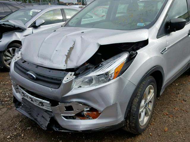 1FMCU0F72GUB90761 - 2016 FORD ESCAPE S SILVER photo 9