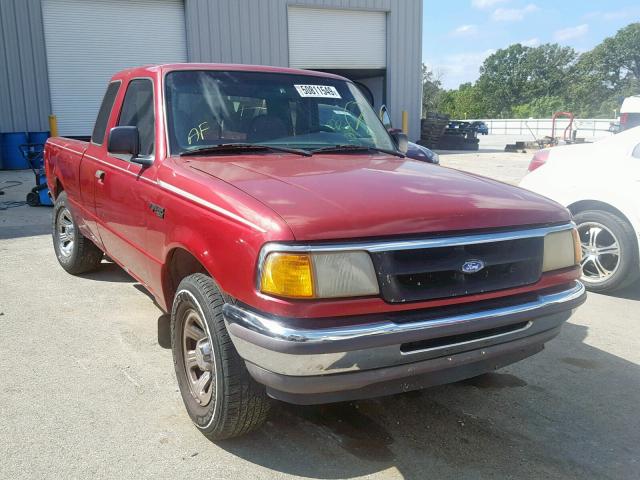 1FTCR14U9TPB55230 - 1996 FORD RANGER SUP MAROON photo 1