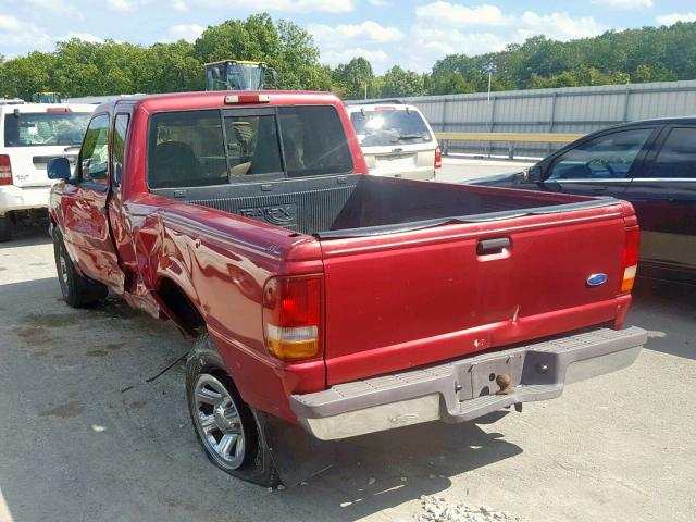 1FTCR14U9TPB55230 - 1996 FORD RANGER SUP MAROON photo 3