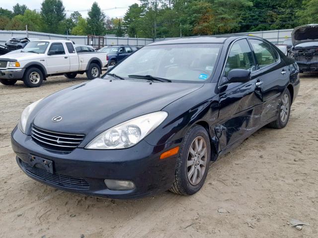 JTHBF30G120086961 - 2002 LEXUS ES 300 BLACK photo 2