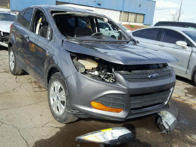 1FMCU0F77DUA11481 - 2013 FORD ESCAPE S GRAY photo 1