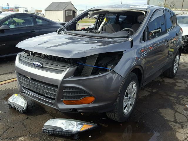 1FMCU0F77DUA11481 - 2013 FORD ESCAPE S GRAY photo 2