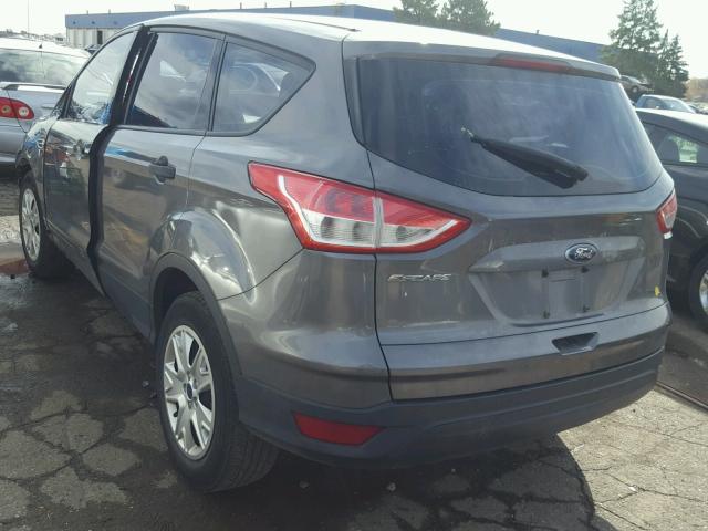 1FMCU0F77DUA11481 - 2013 FORD ESCAPE S GRAY photo 3