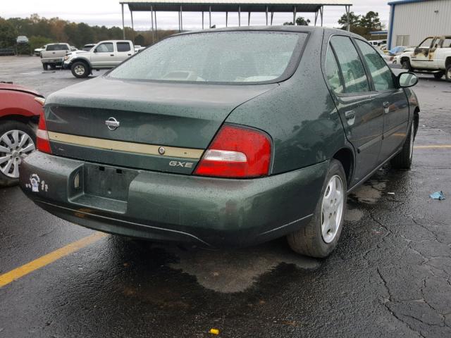 1N4DL01D11C123015 - 2001 NISSAN ALTIMA XE GREEN photo 4