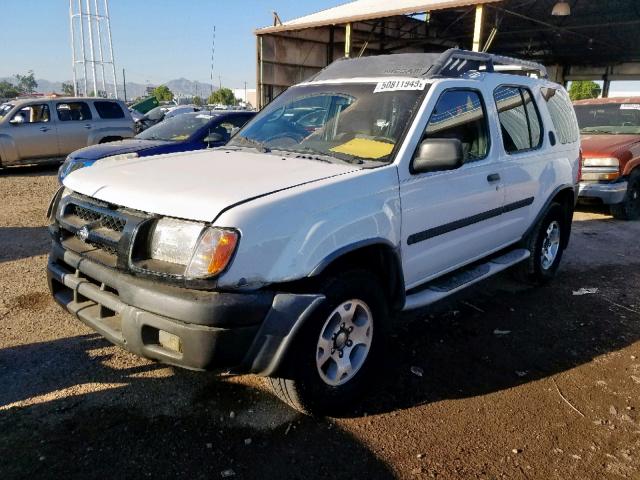 5N1ED28T31C594566 - 2001 NISSAN XTERRA XE WHITE photo 2