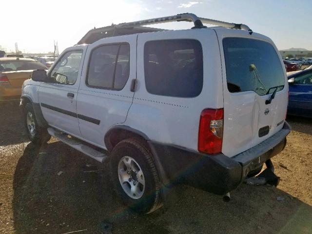 5N1ED28T31C594566 - 2001 NISSAN XTERRA XE WHITE photo 3