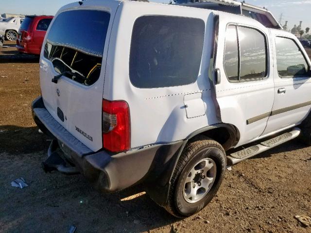 5N1ED28T31C594566 - 2001 NISSAN XTERRA XE WHITE photo 9