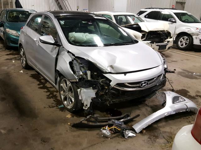 KMHD35LE5DU053980 - 2013 HYUNDAI ELANTRA GT SILVER photo 1