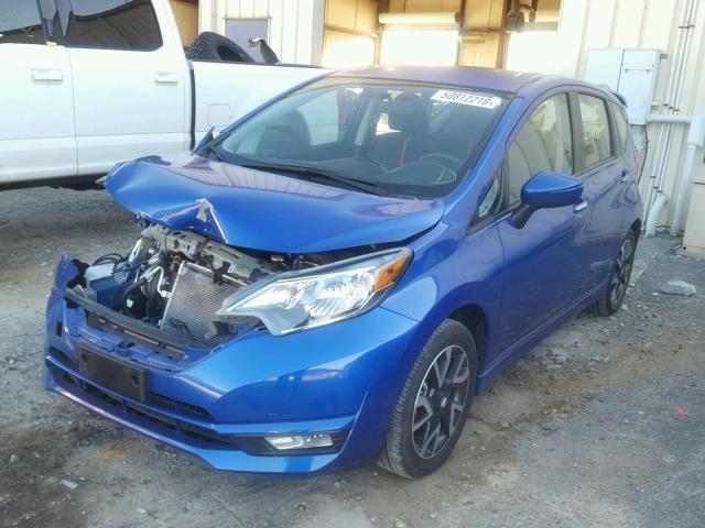 3N1CE2CP6HL357767 - 2017 NISSAN VERSA NOTE BLUE photo 2