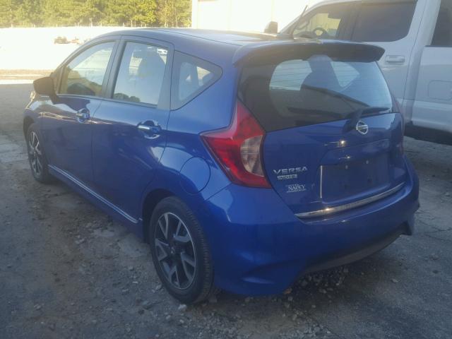 3N1CE2CP6HL357767 - 2017 NISSAN VERSA NOTE BLUE photo 3